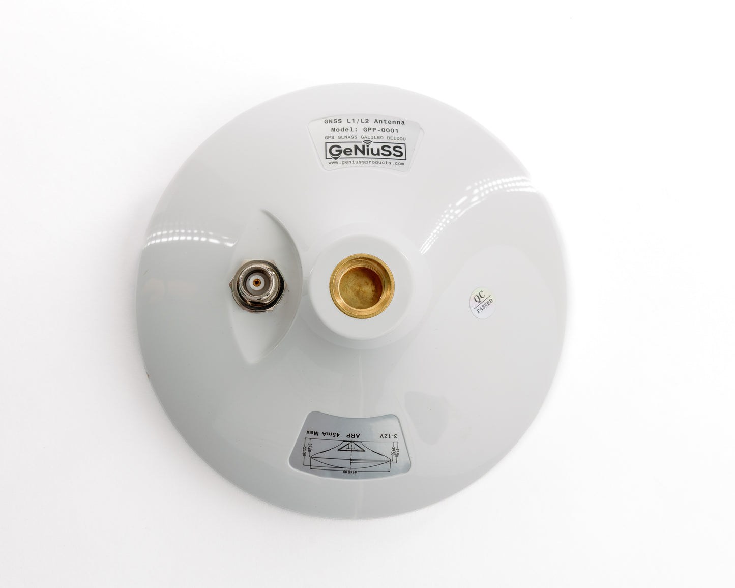 GNSS L1/L2 Antenna Model: GPP-0001